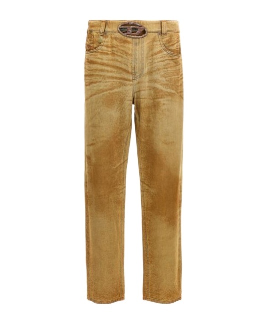 Shop Diesel 2010 D-macs-fsf Dirty-effect Jeans In Brown