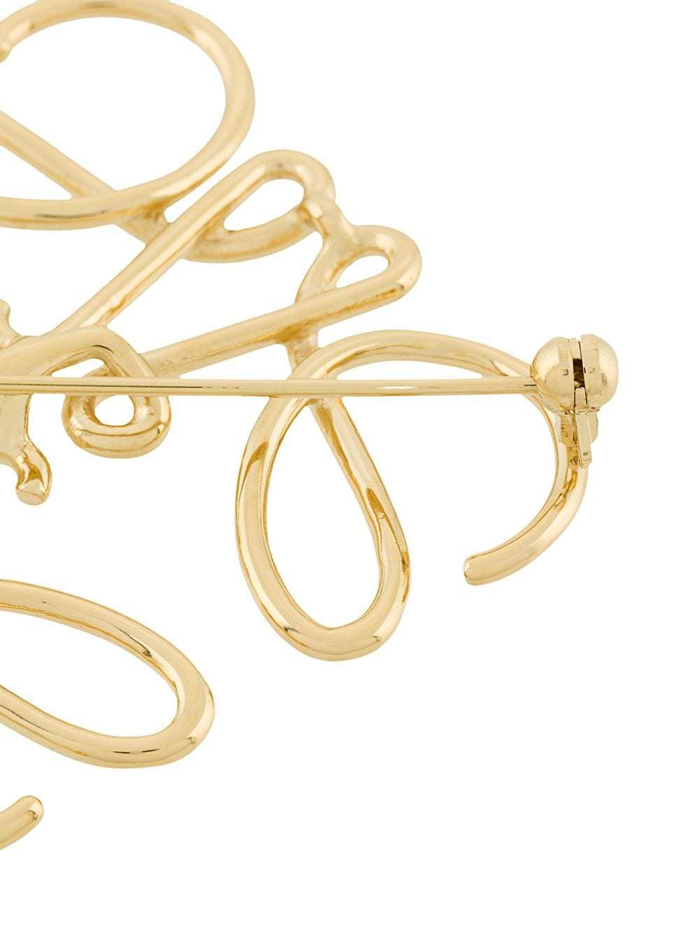 LOEWE LOEWE ANAGRAM PIN BROOCH