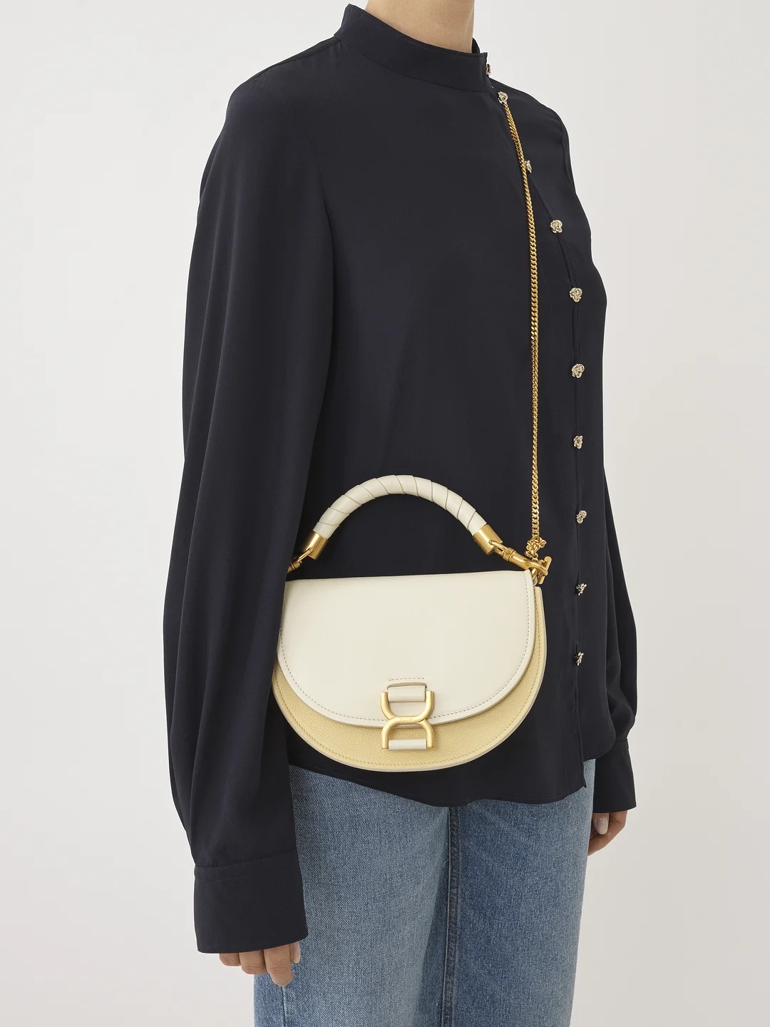 Chloé Marcie Handbag In White