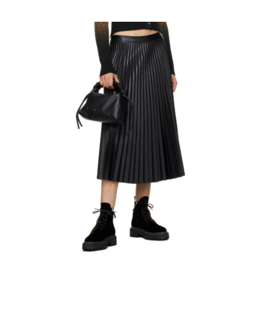 Proenza Schouler Sewing Details Round Head Short Boots In Black