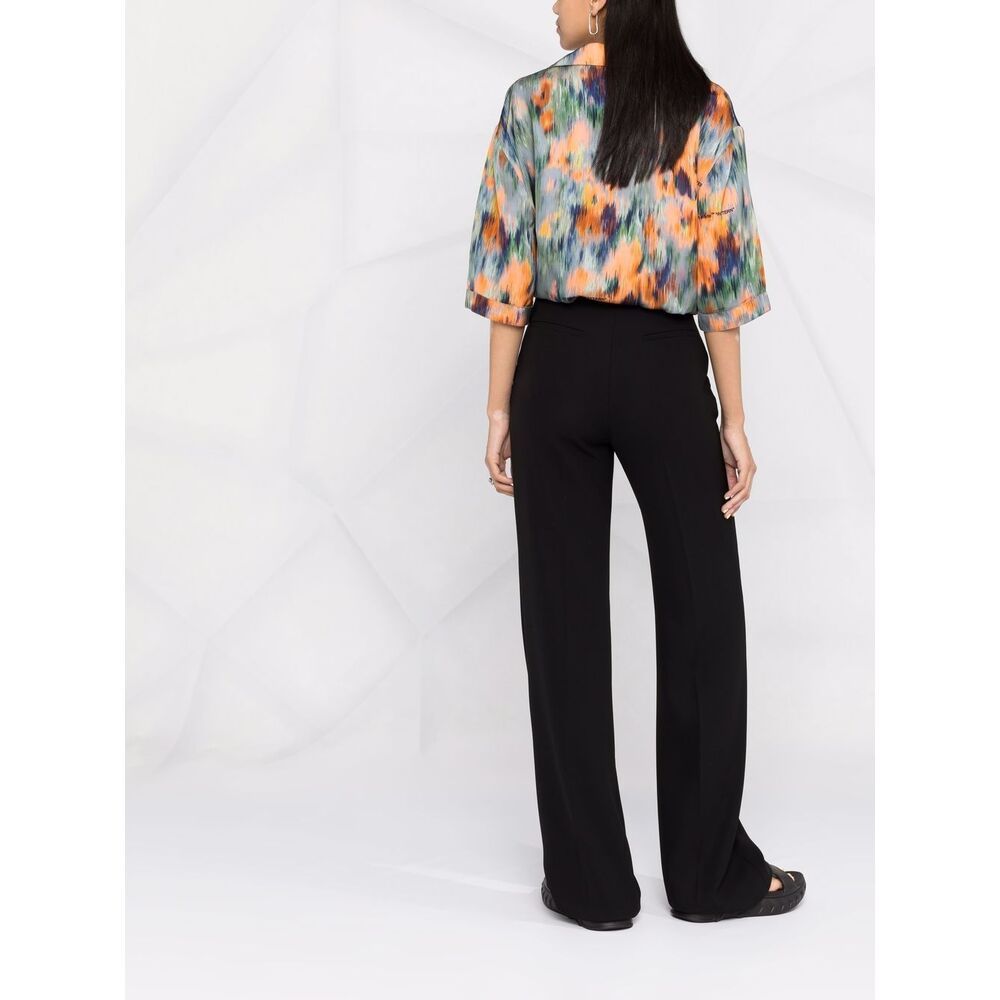 Off-white Abstract-print Bowling Shirt In Multicolor