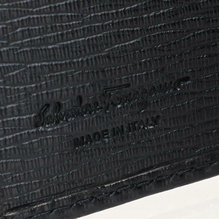 Ferragamo Men Revival Gancini Wallet In Black
