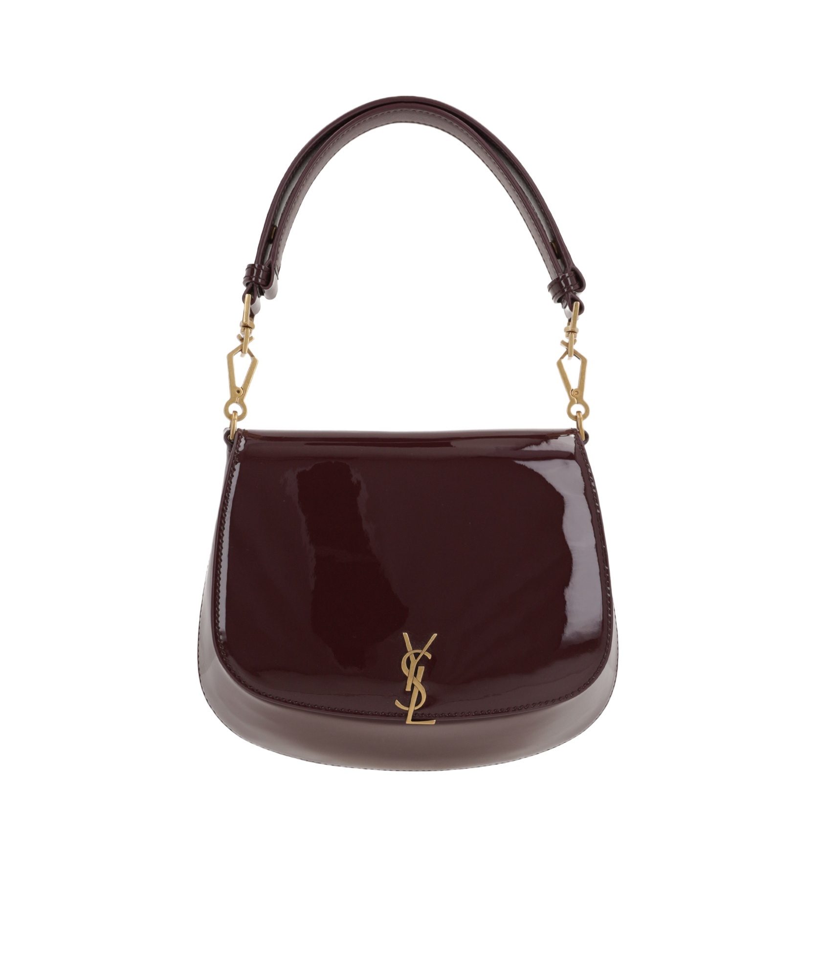 Saint Laurent Logo Shoulder Bag In Black
