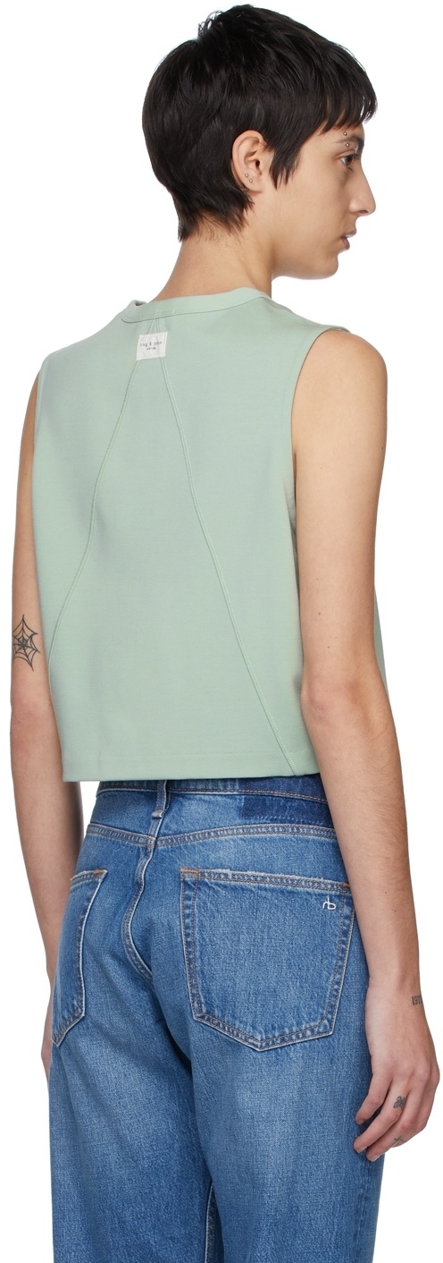 Rag & Bone Archetype Cropped Roxie Tank In Multicolor