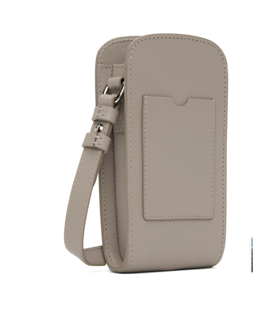 Apc Stitch Details Shoulder Bag In Nude