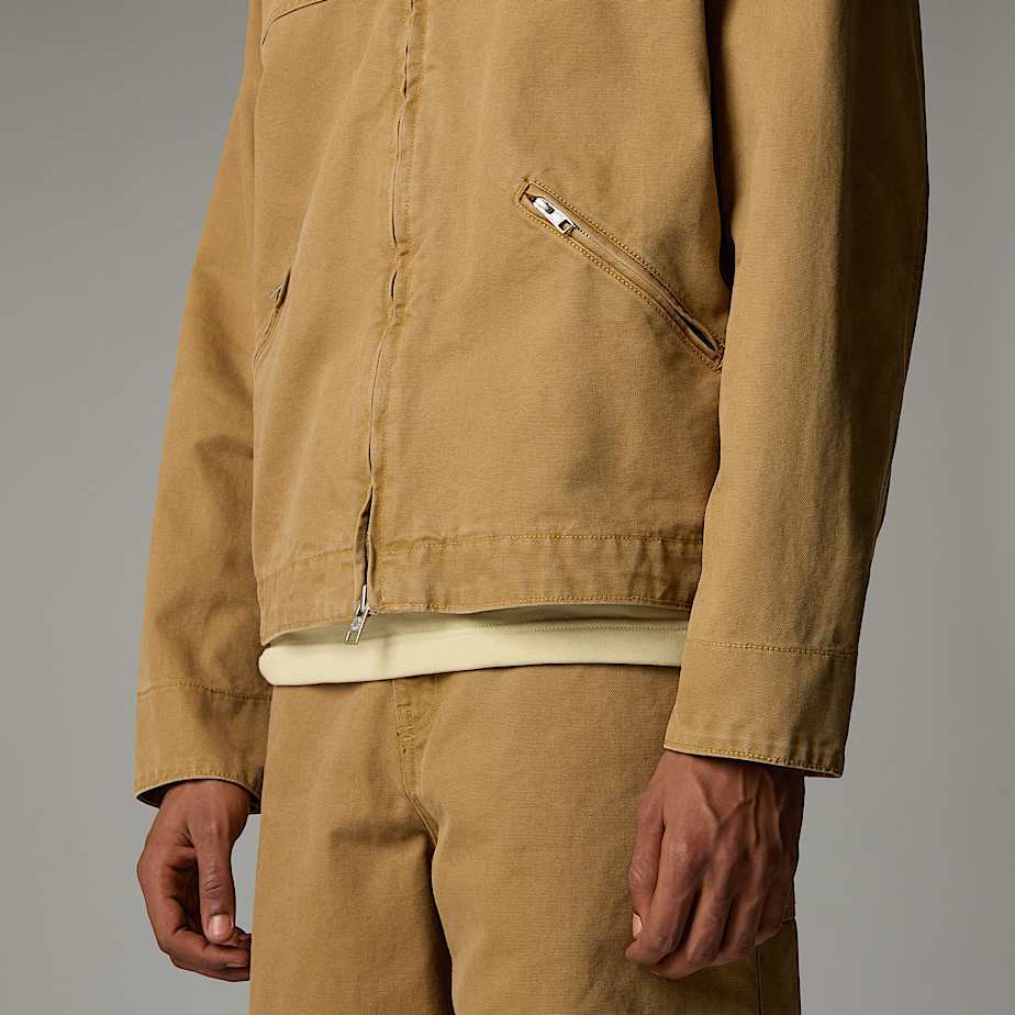 The North Face Cedar Canvas Work Jacket In Brown