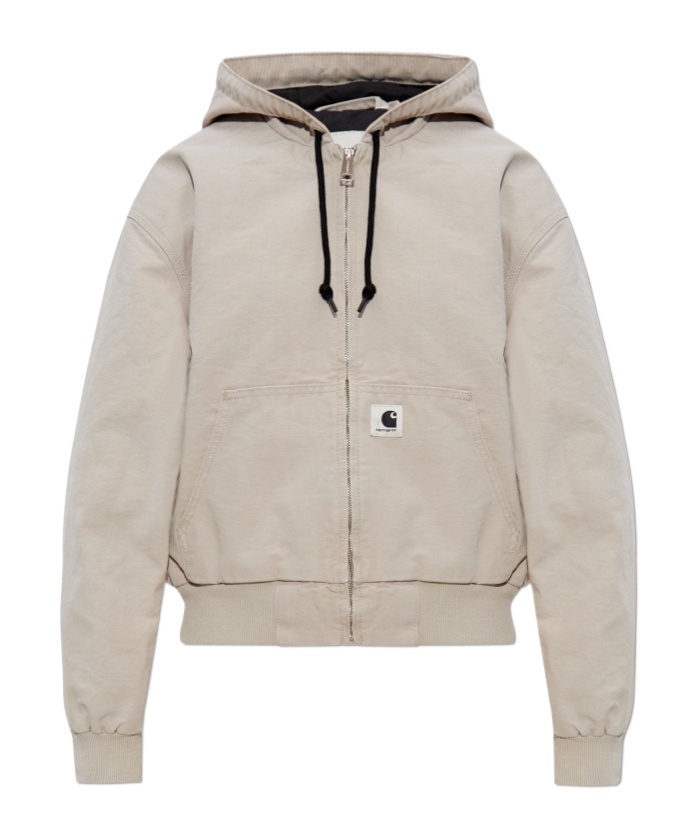 Carhartt Hooded Jacket In Nude