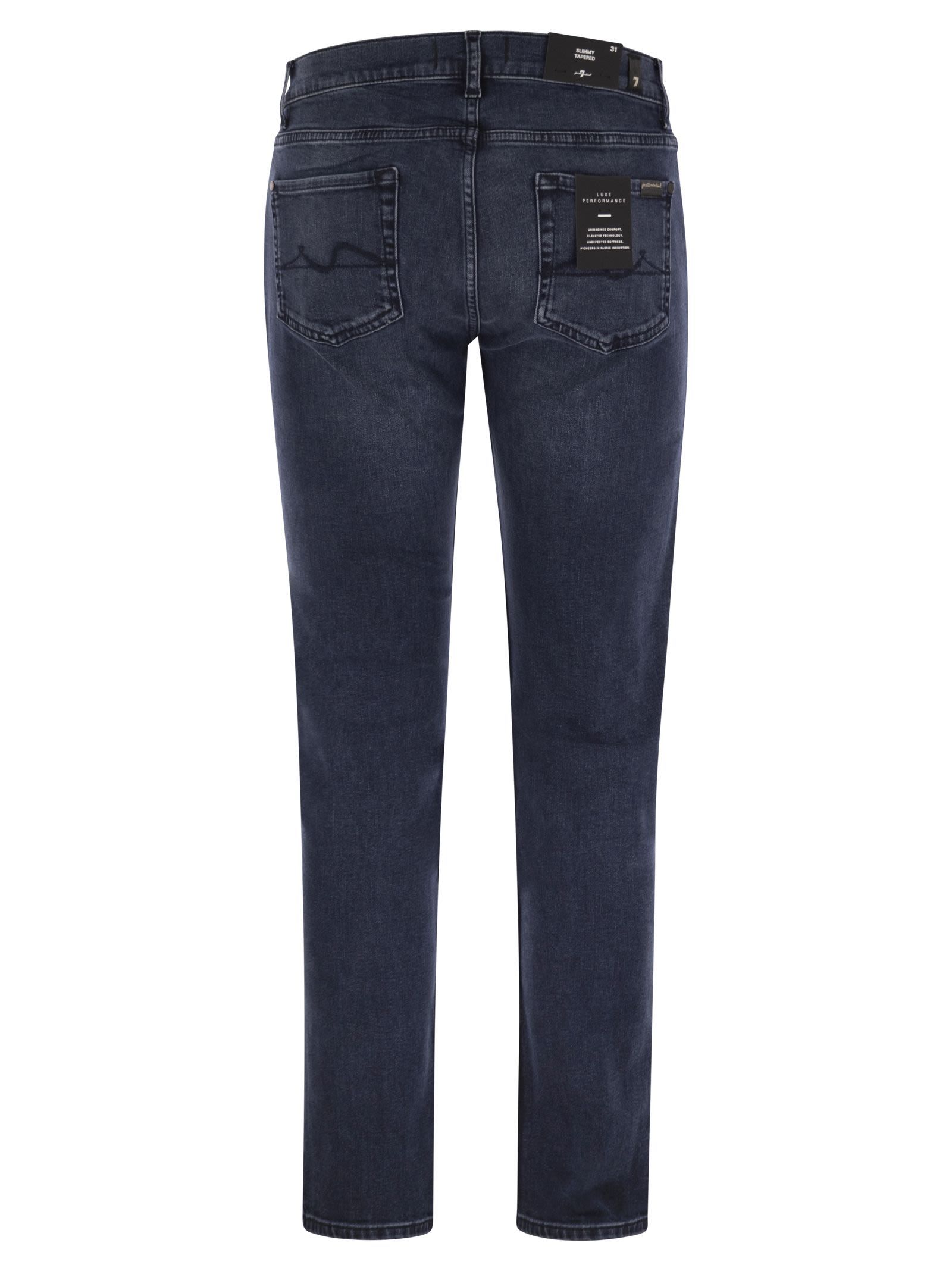 7 For All Mankind Mid-rise Skinny Jeans In Multi