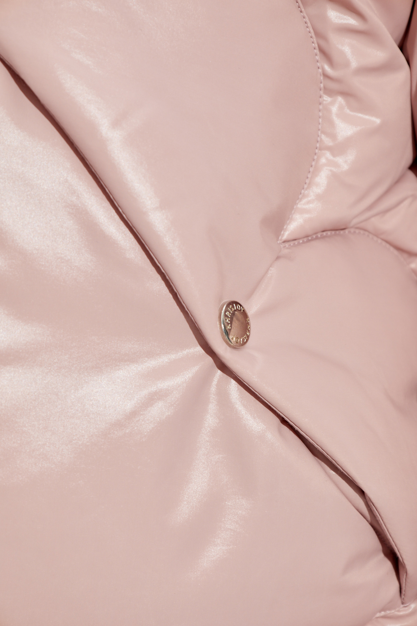 Khrisjoy Long-sleeved Down Jacket In Nude