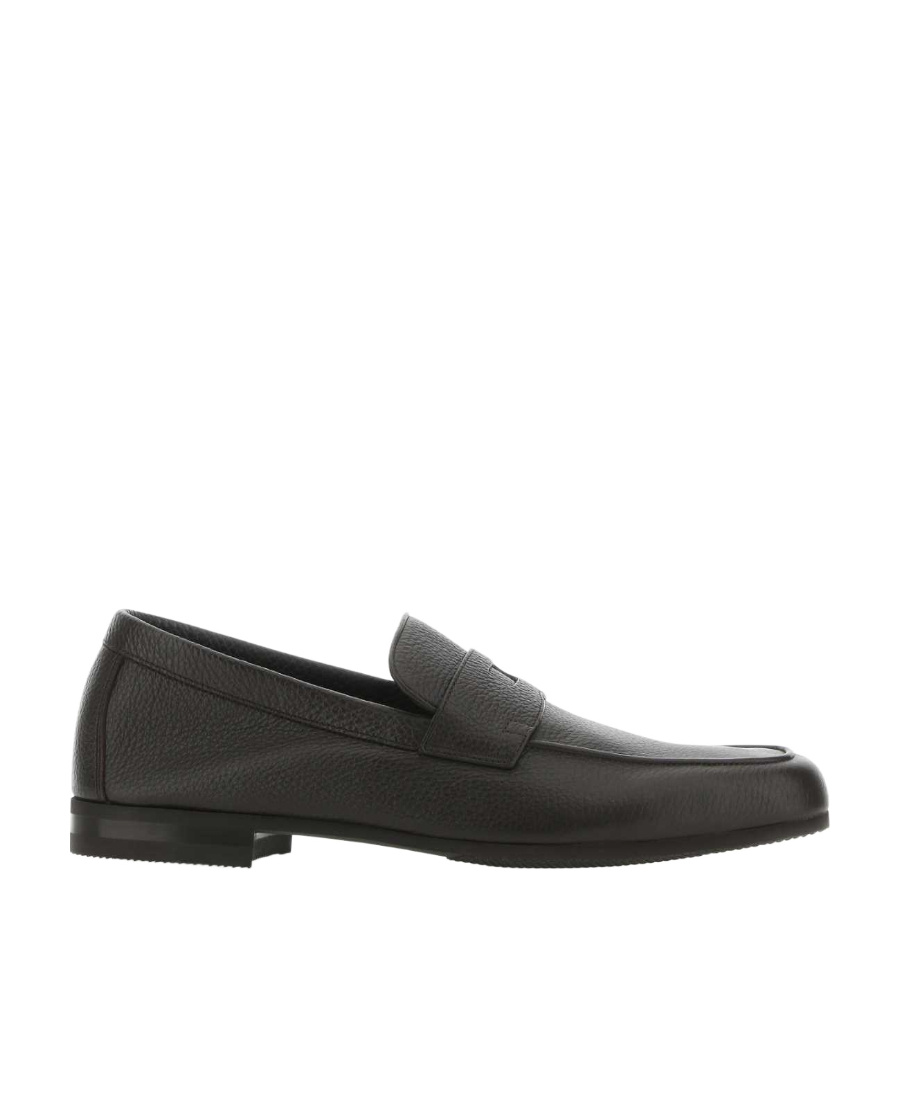 John Lobb Mocassini Thorne In Pelle Cioccolato Uomo In Black