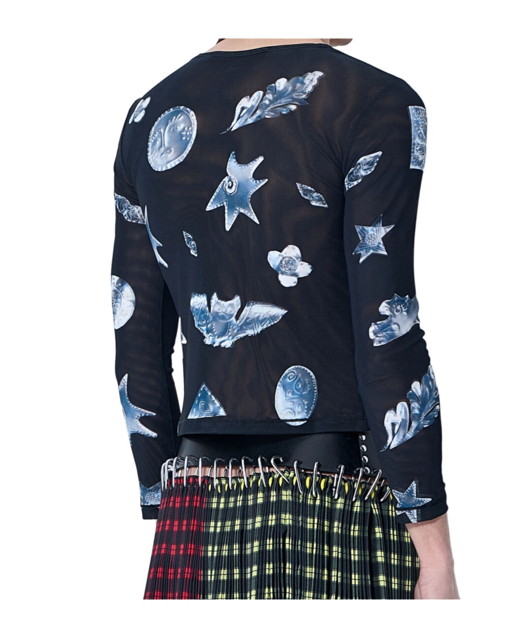 Chopova Lowena Men Workshop Mesh Top In Black