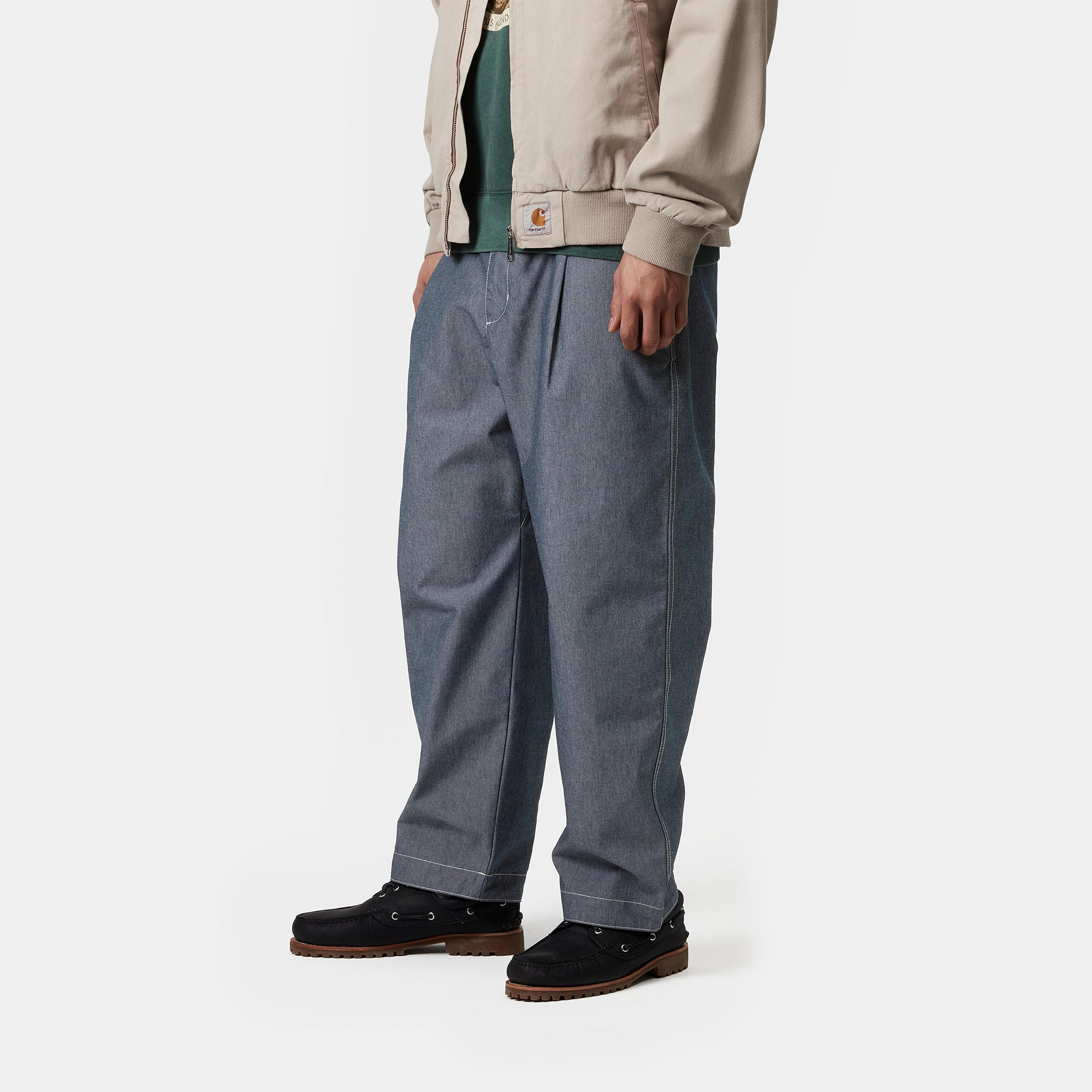 Carhartt Loose Tapered Lounge Pants In Gray
