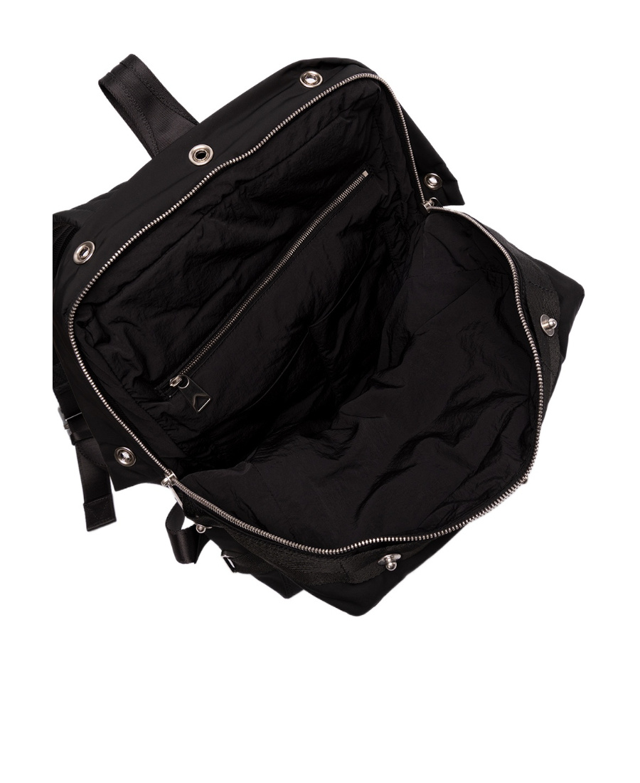 Bottega Veneta Zip-up Backpack In Black