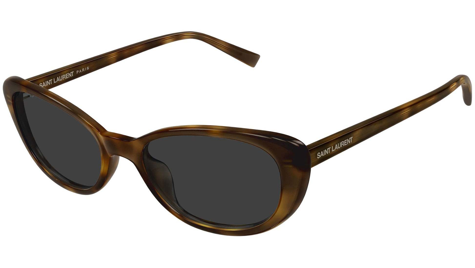 Saint Laurent Cat Eye Sunglasses In Brown