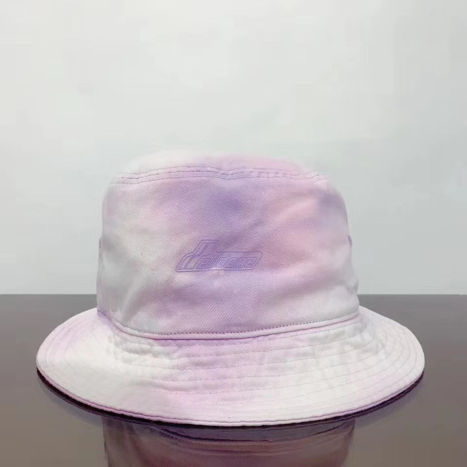 We11 Done Logo-embroidered Bucket Hat In Purple