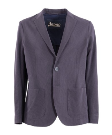 Herno Single-breasted Blazer In Black