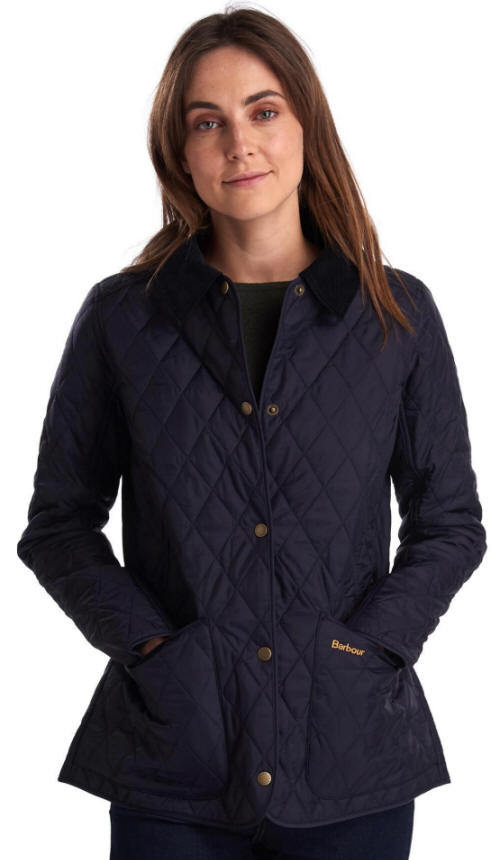 Barbour Annandale Water Resistant Quilted Utility Jacket In Black