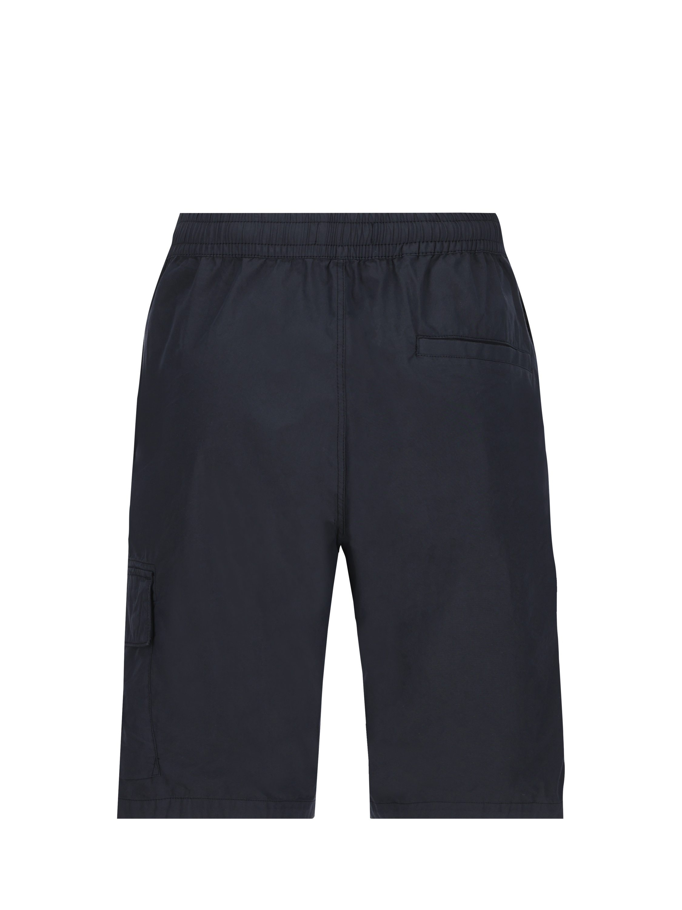 Stone Island Logo Logo Badge Shorts In Black