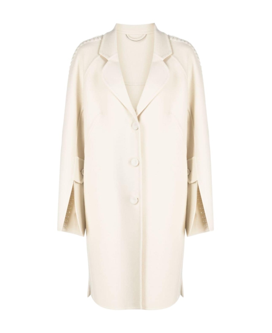 Ermanno Scervino Notched-lapels Wool Coat