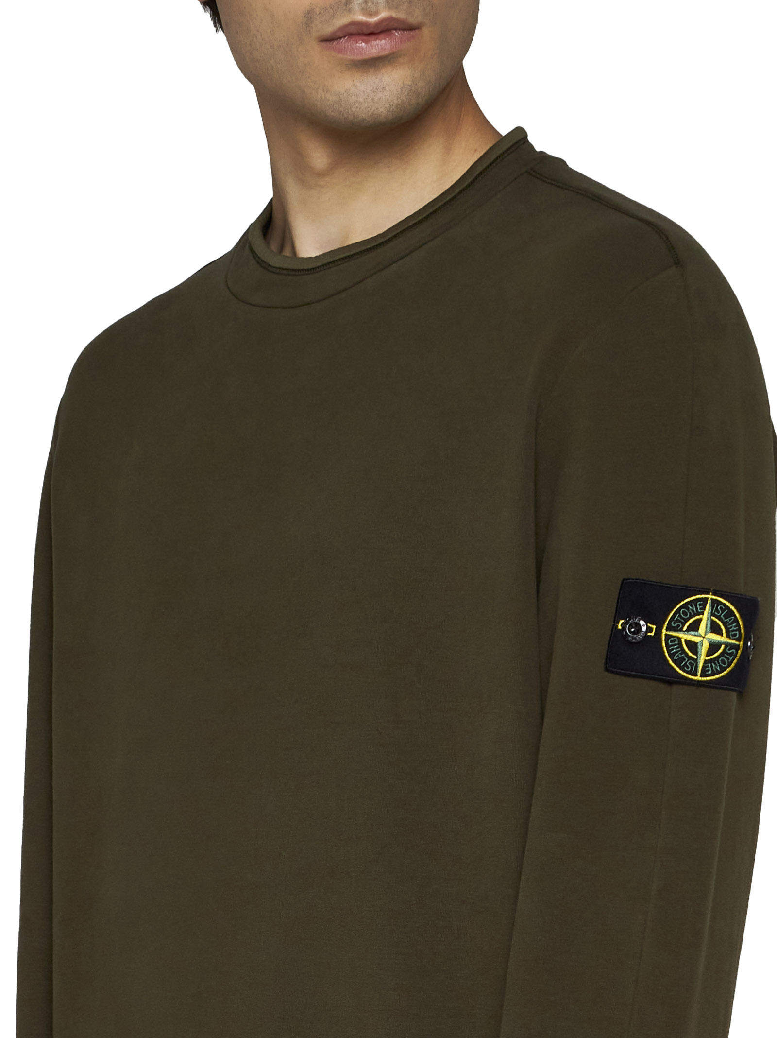 Stone Island Sweaters In Green