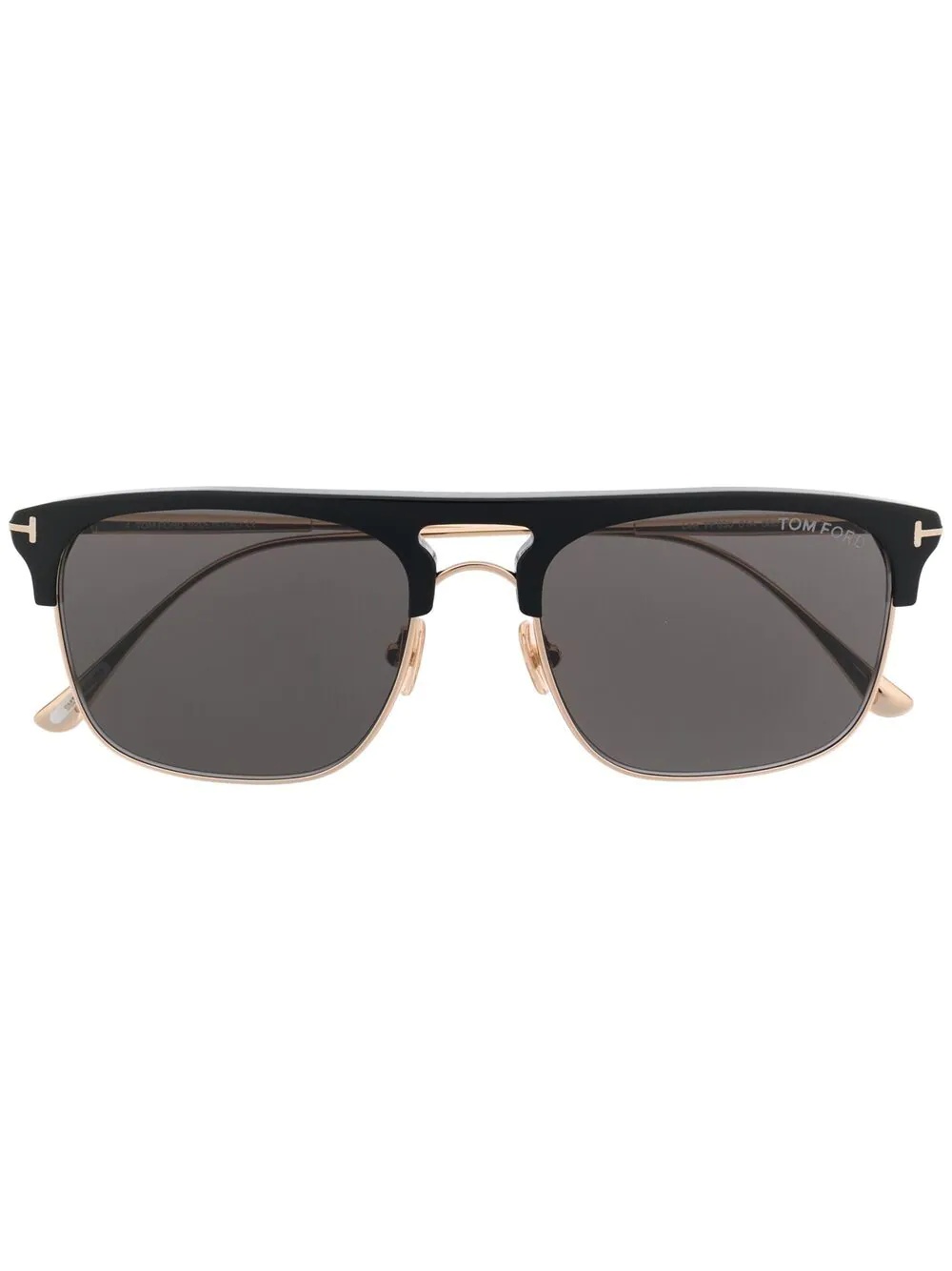Tom Ford Lee Square-frame Tortoiseshell Sunglasses In Gray