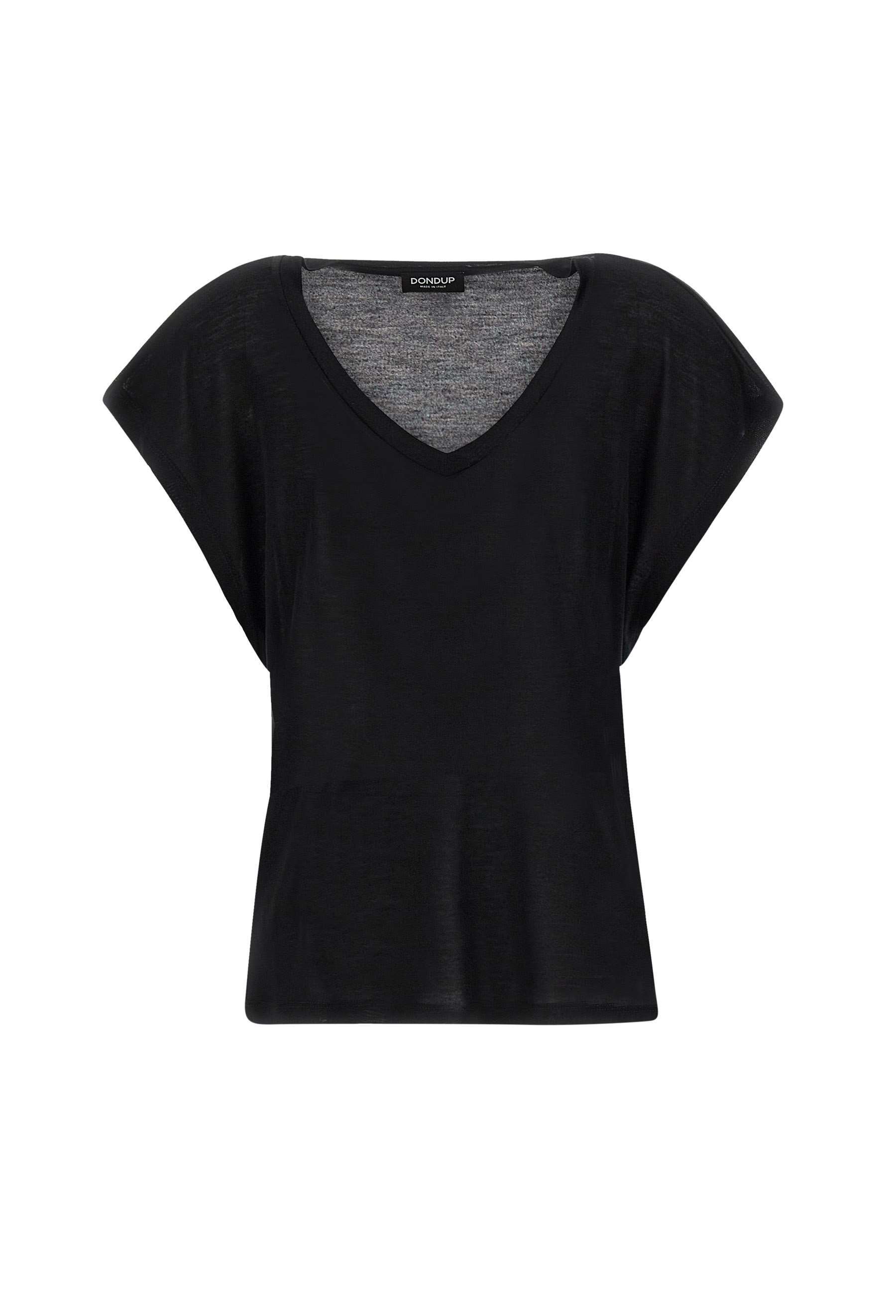 Dondup Short Sleeve T-shirts In Black
