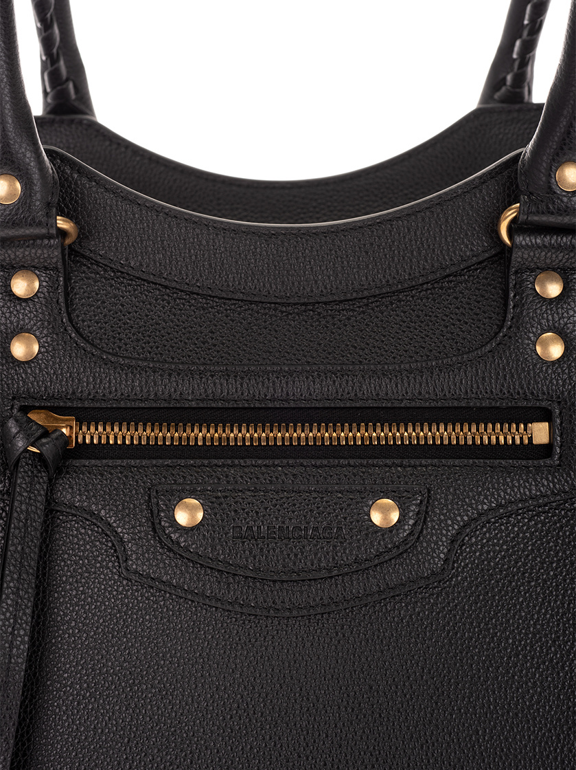 Balenciaga Neo Large Handbag In Black