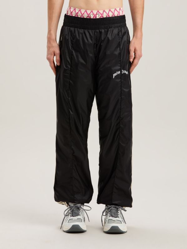 Palm Angels Logo Embroidery Embroidery Track Pants In Black