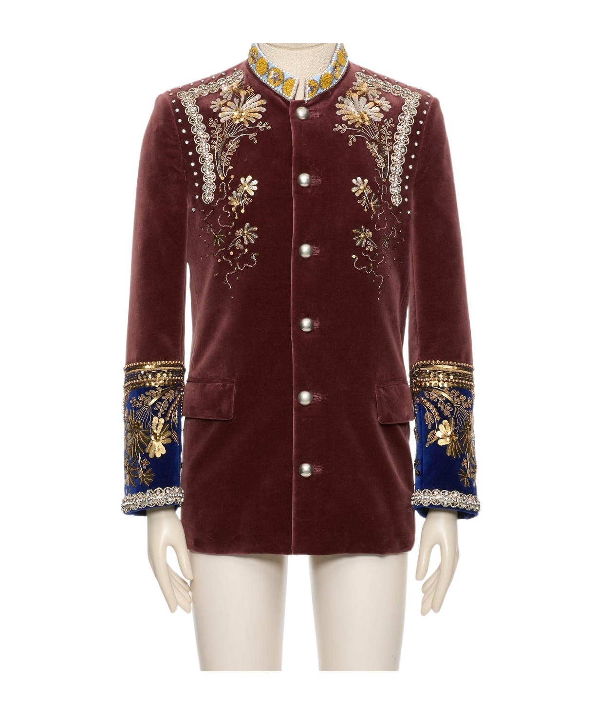 Valentino Long Sleeve Casual Jacket In Brown