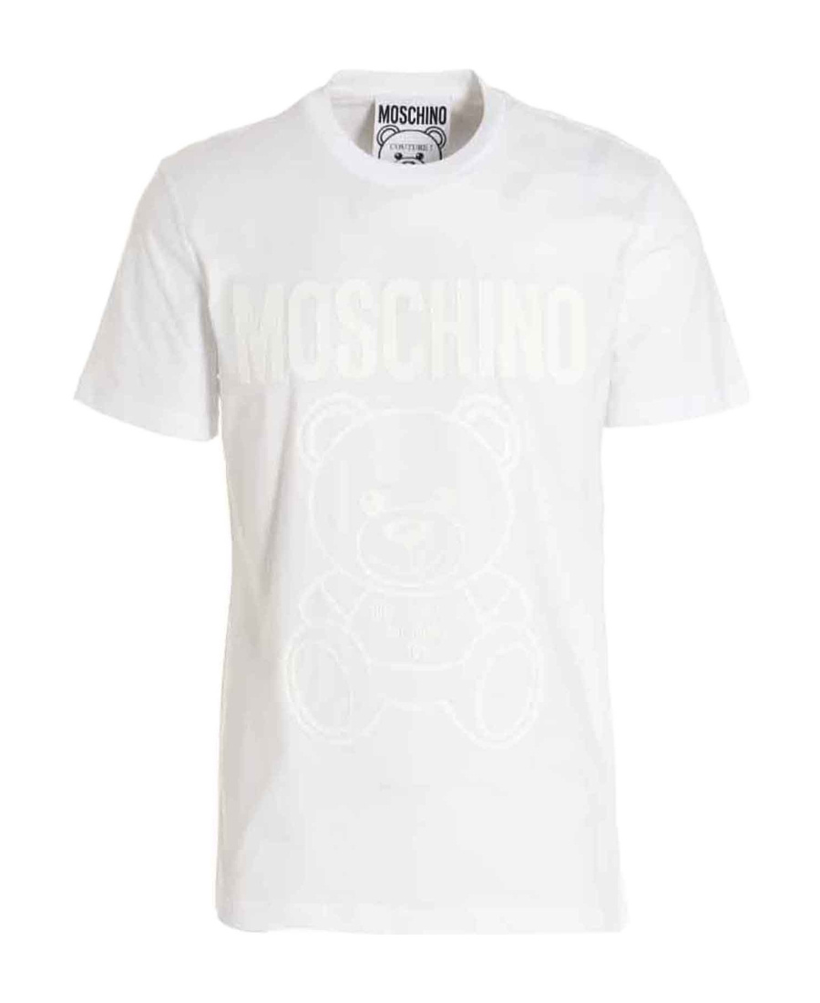 Moschino Logo-print Cotton T-shirt In White