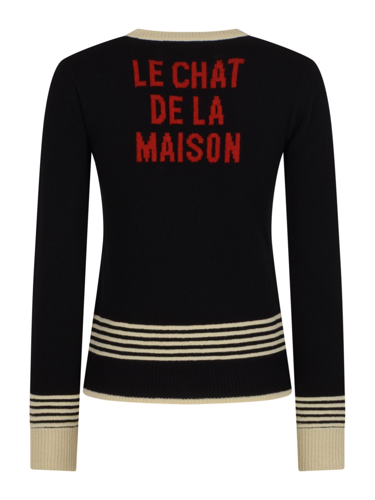 Valentino Long Sleeve Sweater In Multi