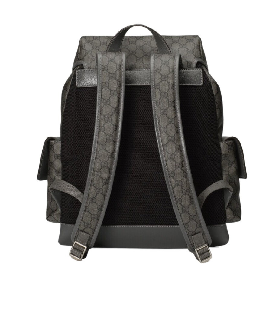 Gucci Ophidia Gg Medium Backpack In Gray