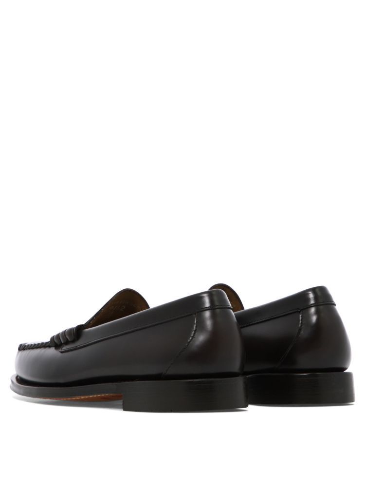 G.h. Bass & Co. Round Toe Loafers In Brown