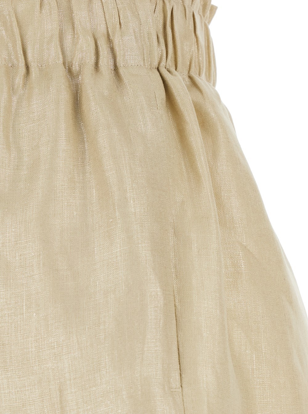 Eleventy Beige Shorts With Drawstring At The Waist In Nude