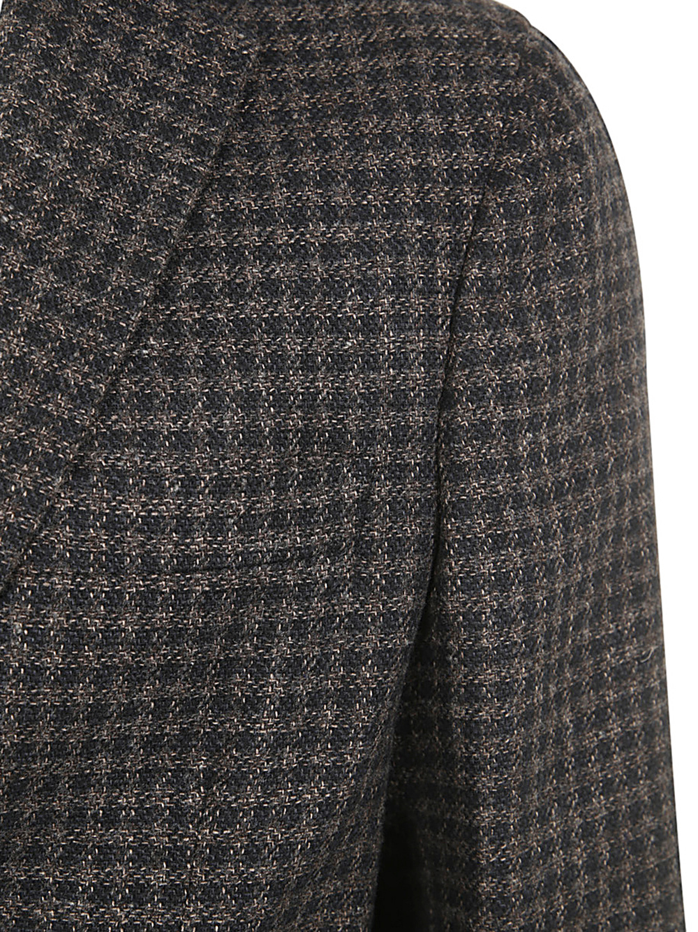 ZEGNA ZEGNA CHECKED SINGLE BREASTED JACKET