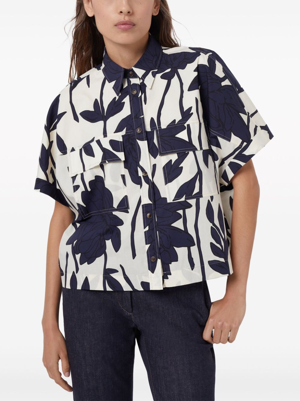 Brunello Cucinelli Shirt With Monile In Black