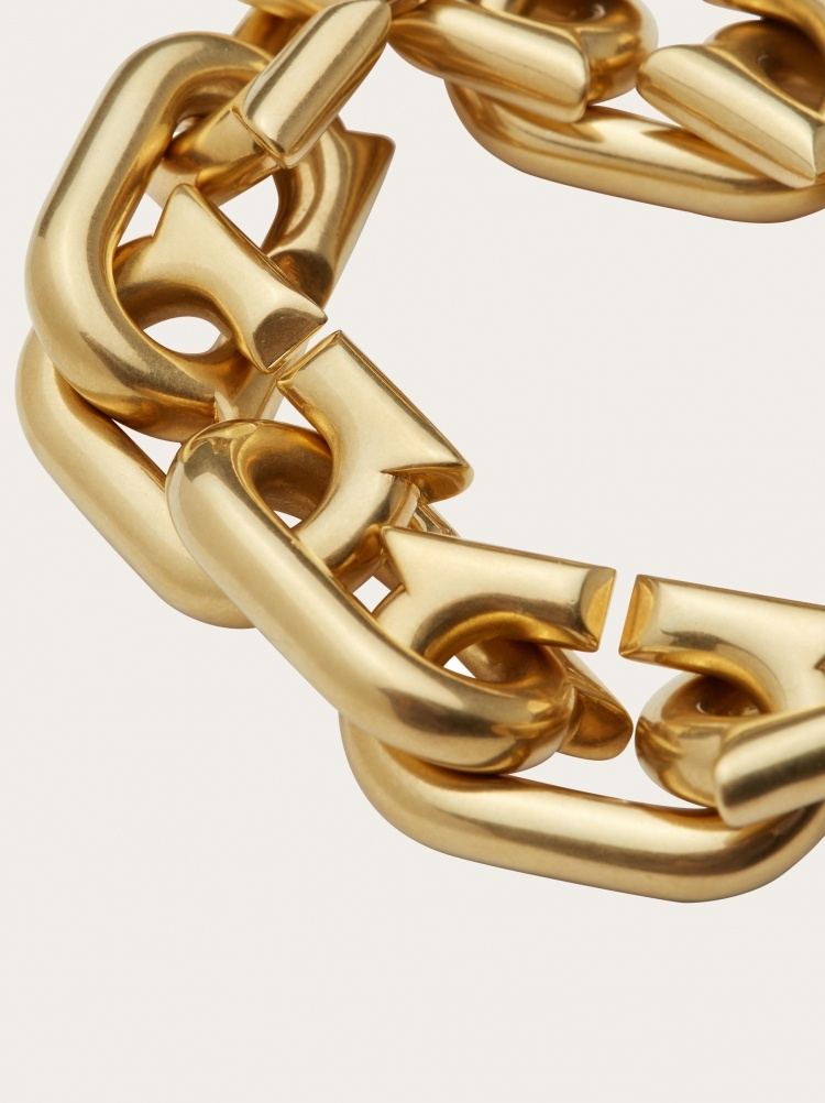 Ferragamo Adjustable Bracelet In Yellow