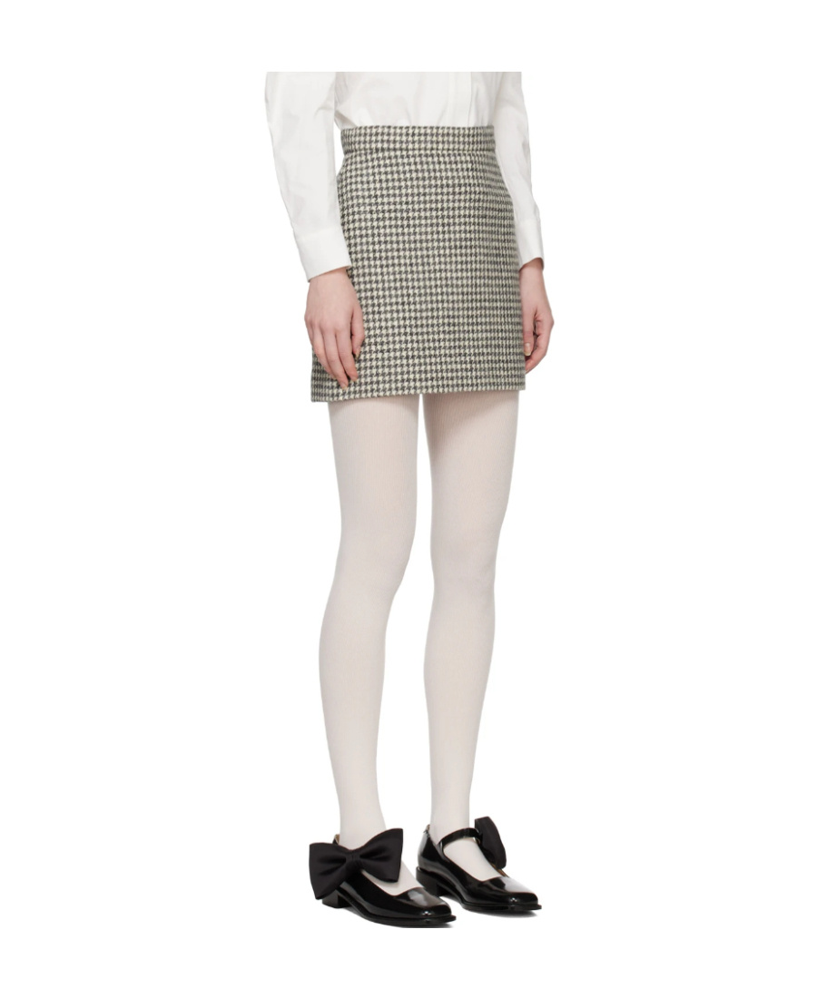 Kimhēkim Emblem Skirt In White