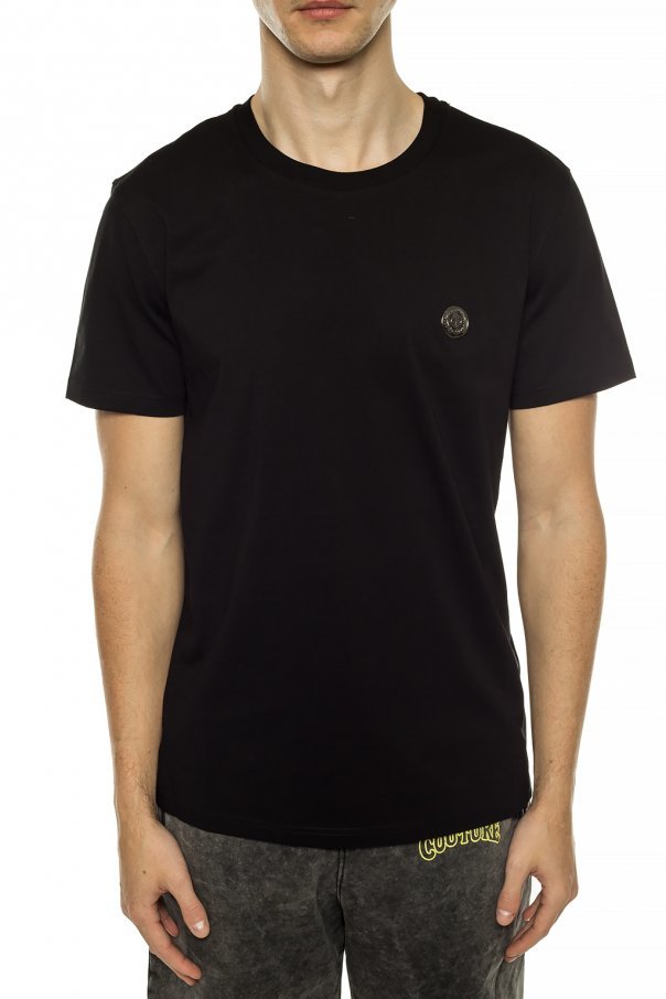Moschino Logo-print Short-sleeve T-shirt In Black