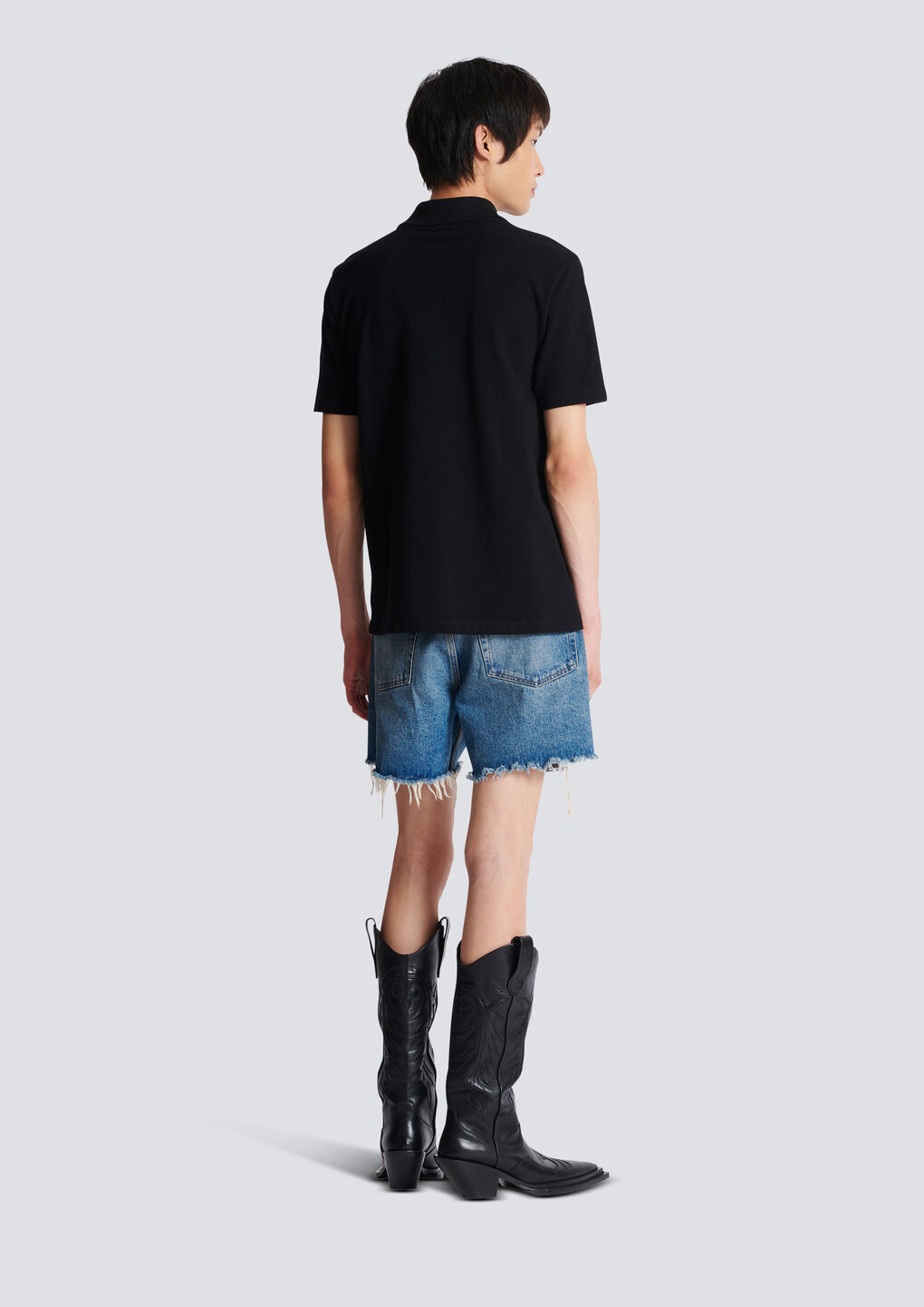 BALMAIN BALMAIN EMBROIDERED POLO SHIRT