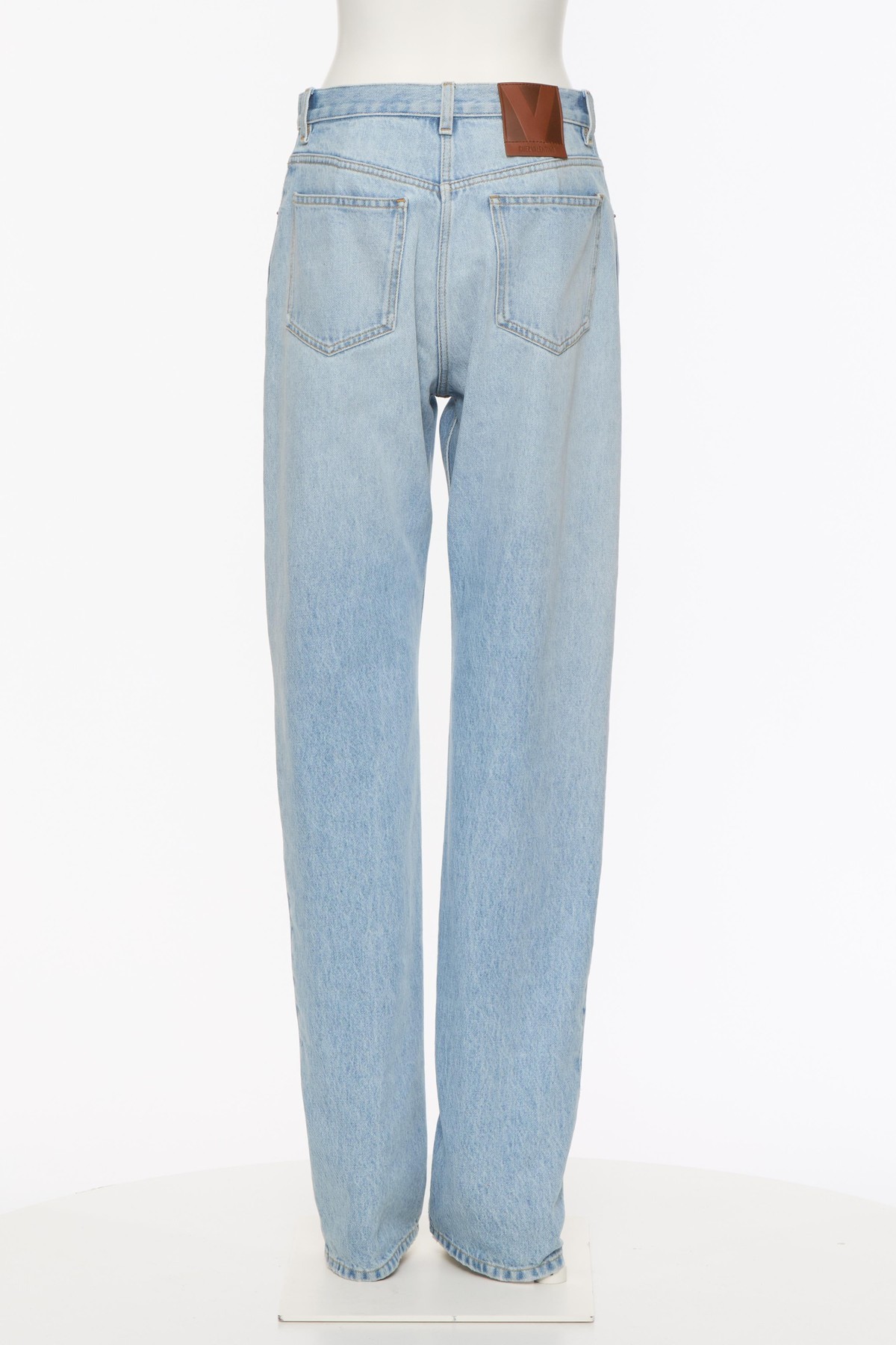 Valentino Denim Trousers Woman Denim 30 In Blue