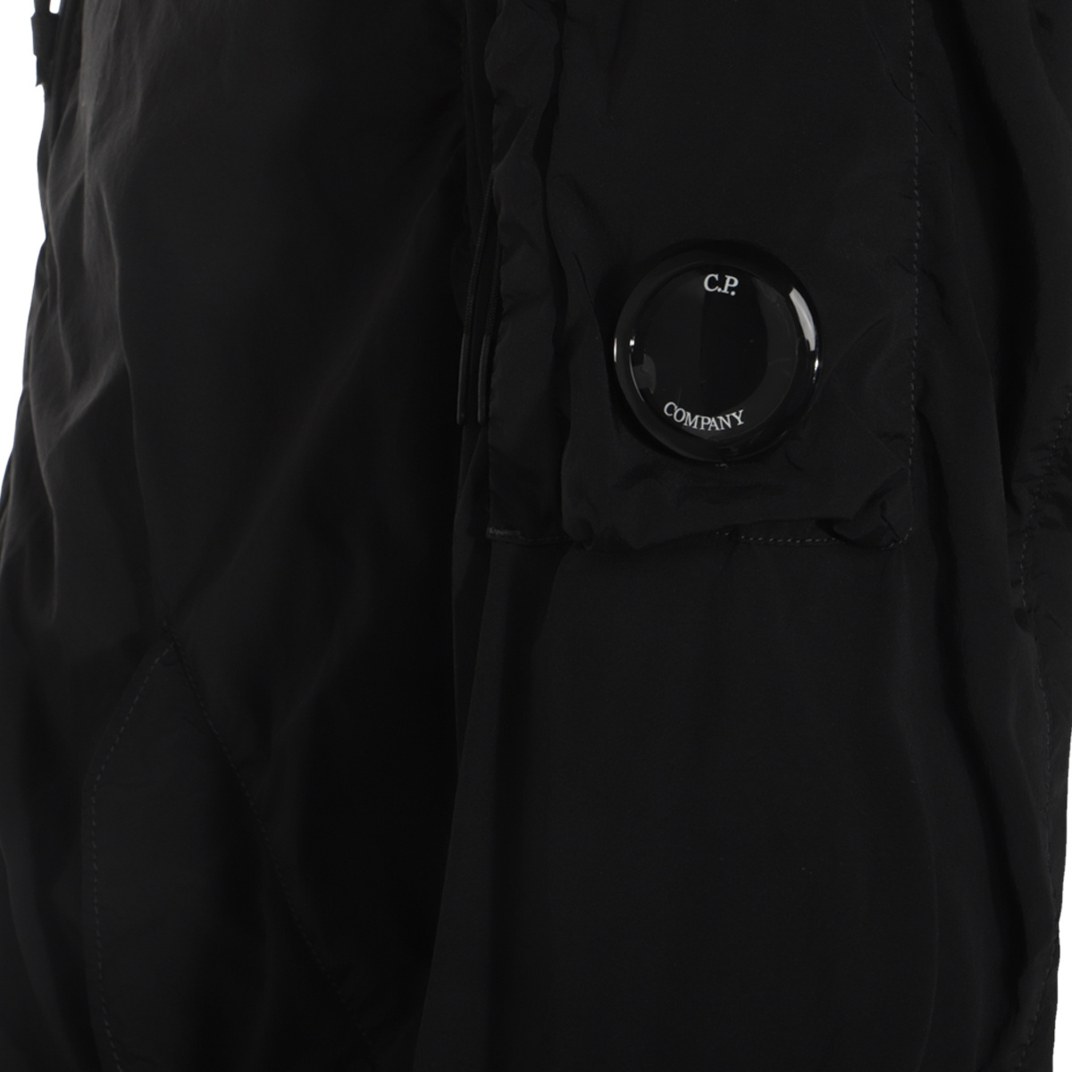 C.p. Company Long-sleeved Casual Jacket In Black