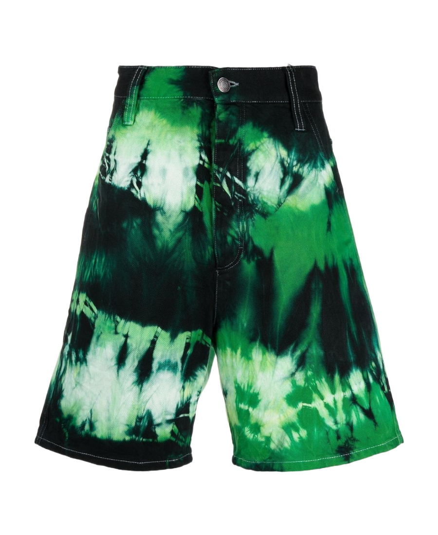 Shop Ami Alexandre Mattiussi Alex Fit Short Pants In Green