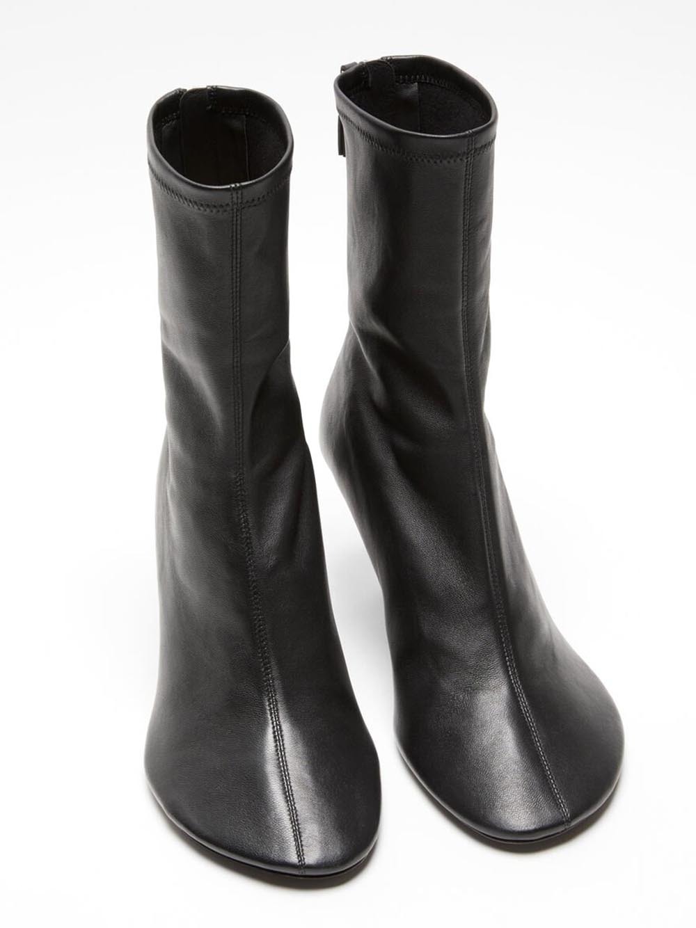 Acne Studios Leather Boots In Black