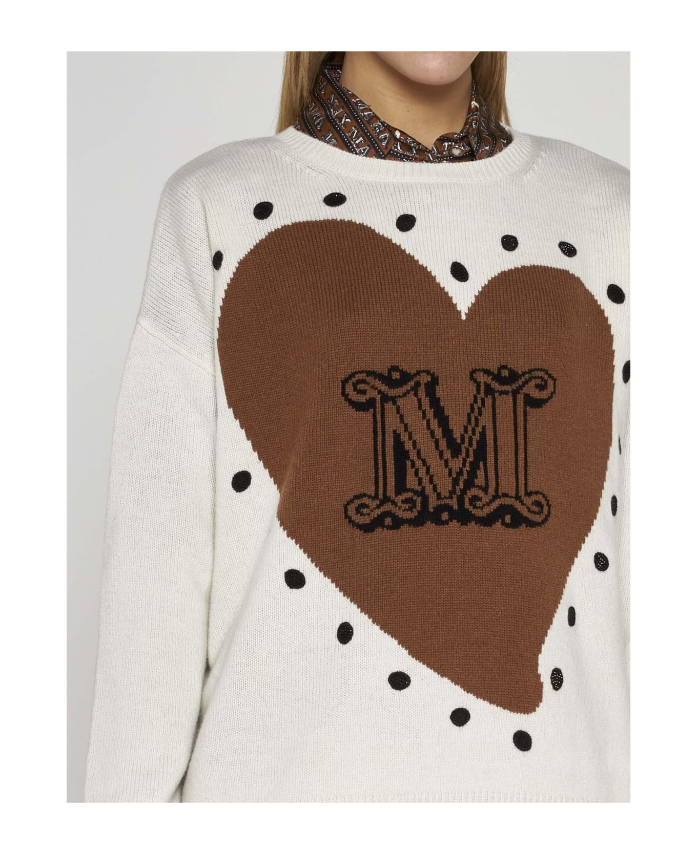 MAX MARA LONG-SLEEVED KNITTED SWEATER 