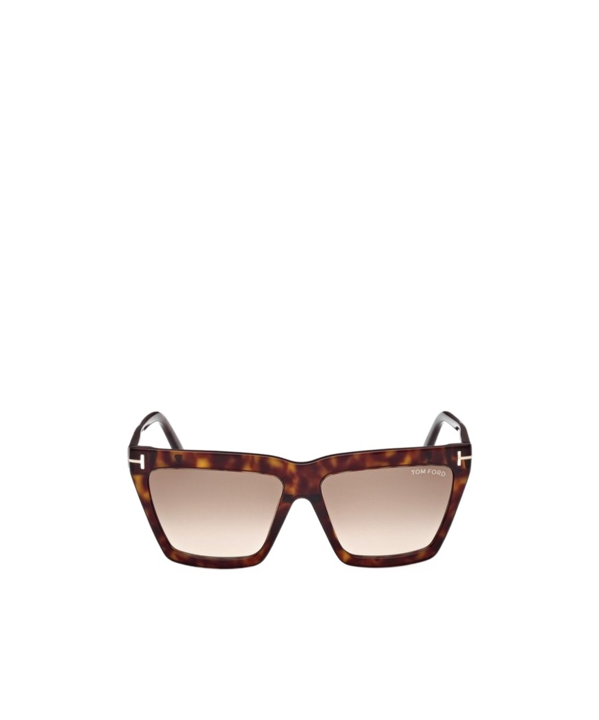Tom Ford Eden Acetate Rectangle Sunglasses In Multicolor
