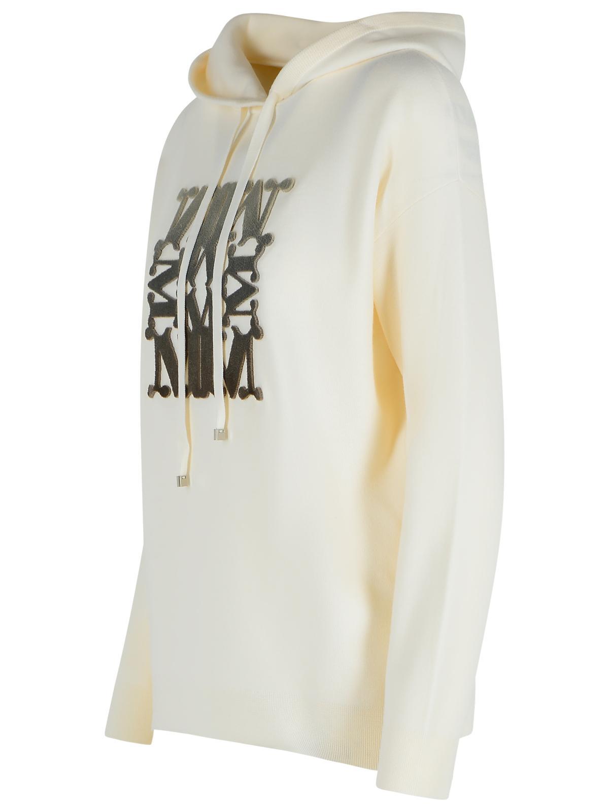 Max Mara Long Sleeve Sweatshirt In Neutral