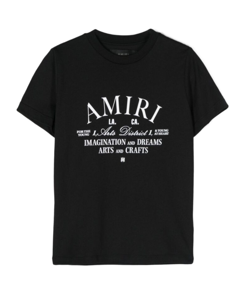 Amiri Short-sleeved T-shirt In Black
