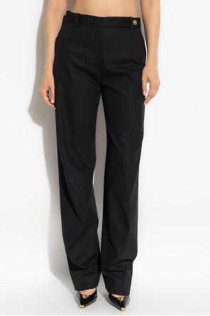 Versace Belt Loops Slacks In Black
