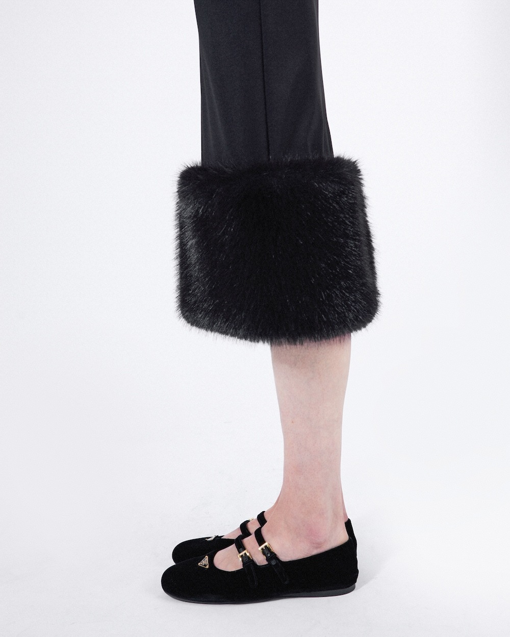 Prada Stretch Jersey Skirt In Black